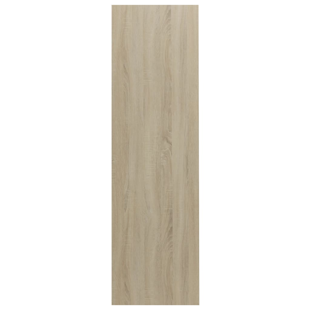Kirjahylly valkoinen ja Sonoma tammi 97,5x29,5x100 cm - Sisustajankoti.fi