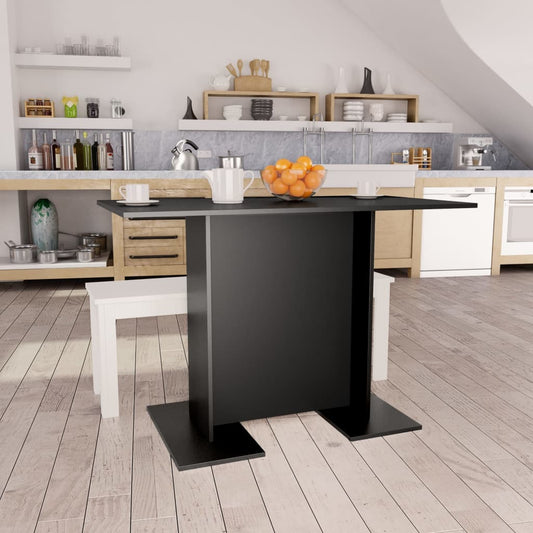 Ruokapöytä musta 110x60x75 cm - Sisustajankoti.fi