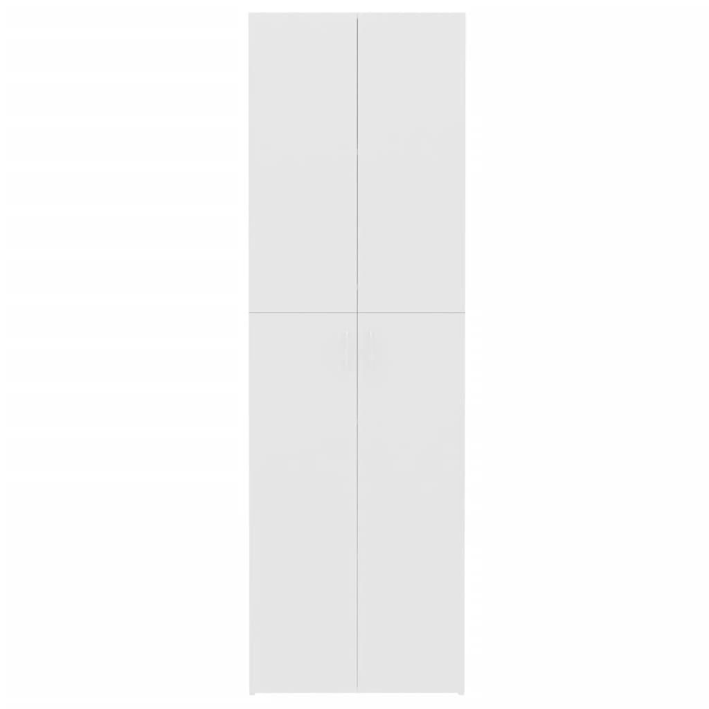 Toimistokaappi valkoinen 60x32x190 cm - Sisustajankoti.fi