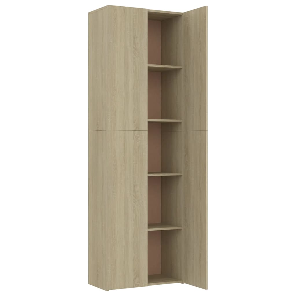 Toimistokaappi Sonoma-tammi 60x32x190 cm - Sisustajankoti.fi