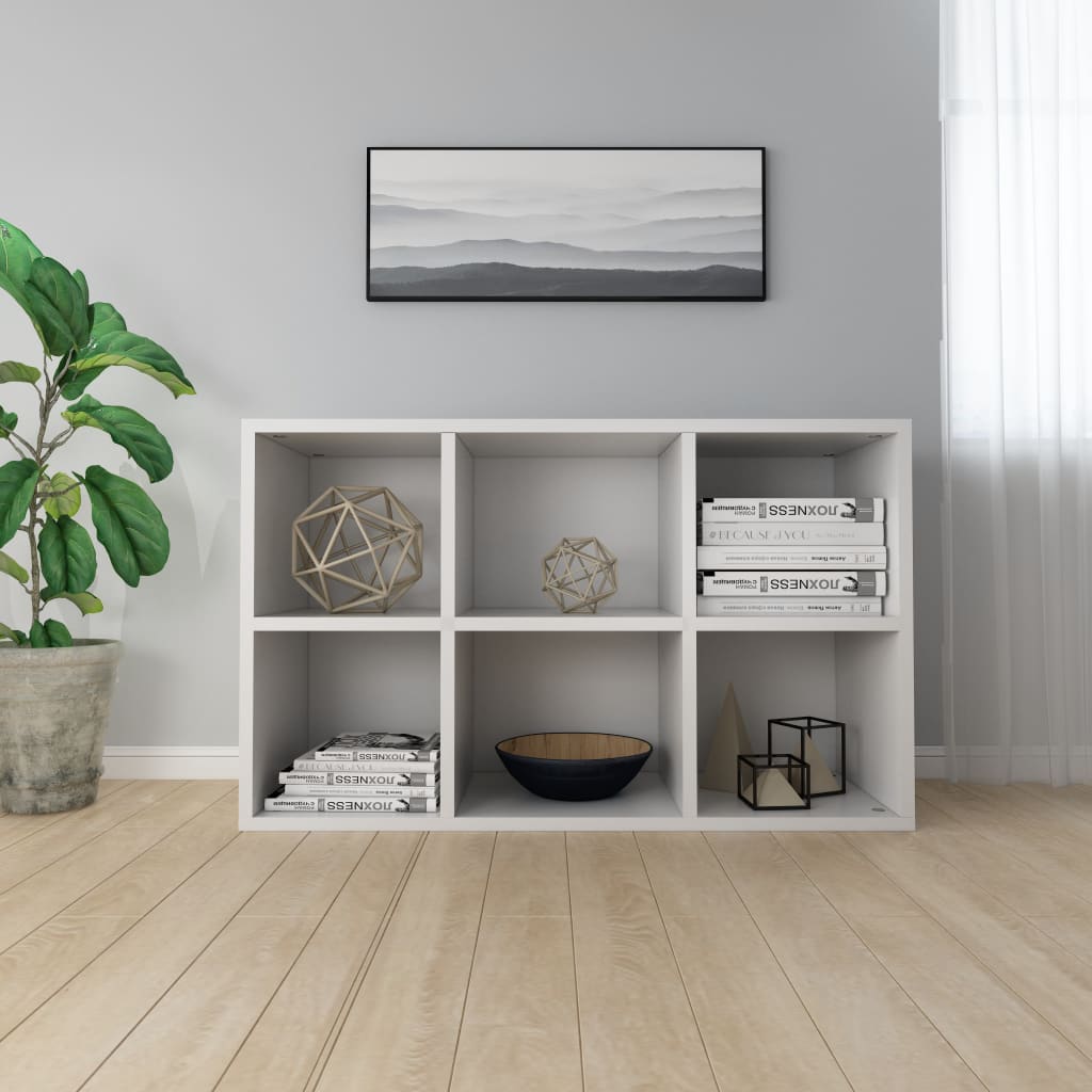 Kirjahylly/senkki valkoinen 66x30x97,8 cm - Sisustajankoti.fi