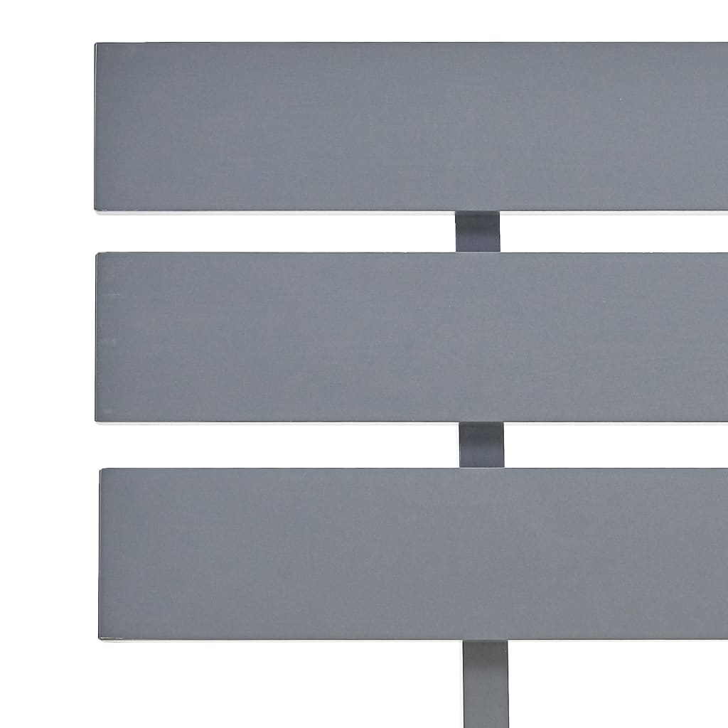 Sängynrunko harmaa täysi mänty 100x200 cm - Sisustajankoti.fi