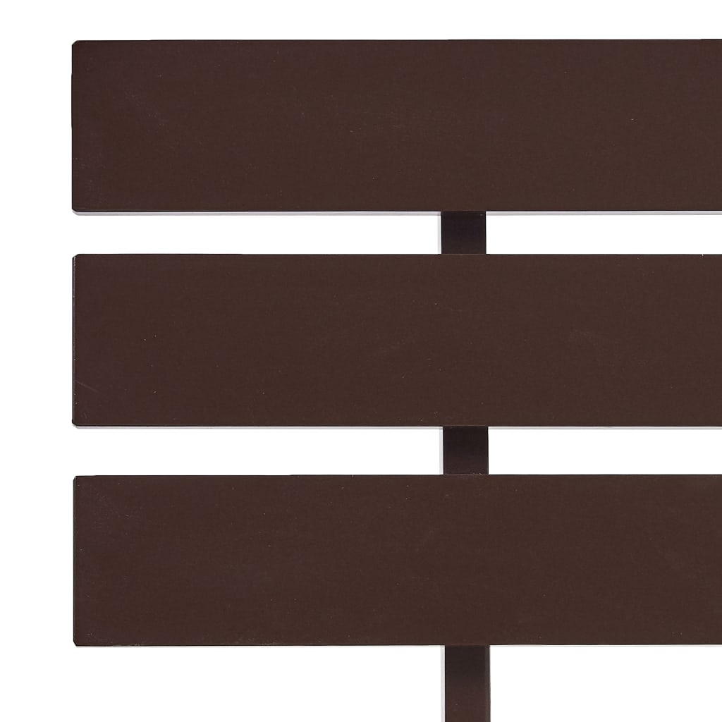 Sängynrunko tummanruskea täysi mänty 140x200 cm - Sisustajankoti.fi