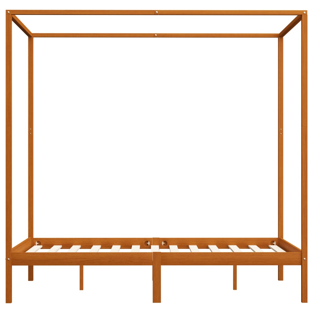 Pylvässänky hunajanruskea täysi mänty 120x200 cm - Sisustajankoti.fi
