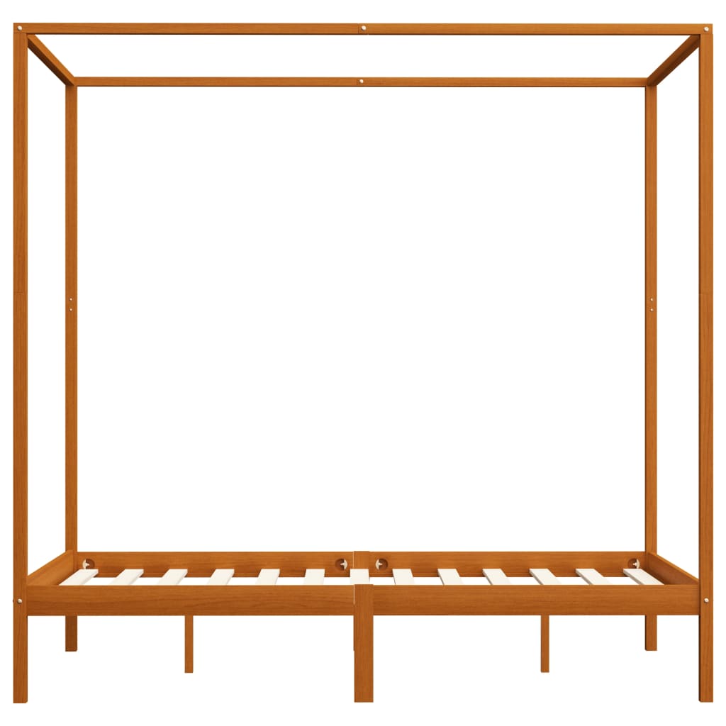 Pylvässänky hunajanruskea täysi mänty 140x200 cm - Sisustajankoti.fi
