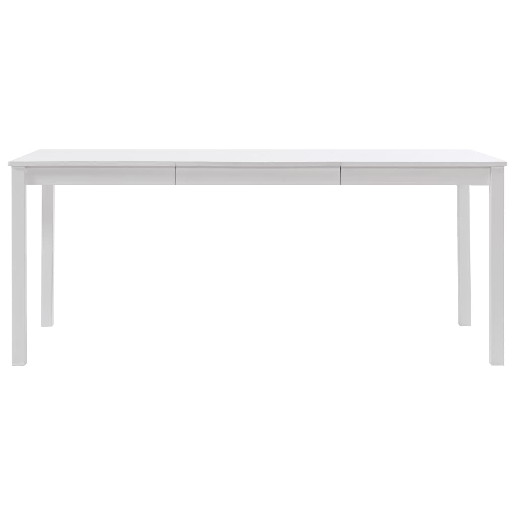 Ruokapöytä valkoinen 180x90x73 cm mänty - Sisustajankoti.fi
