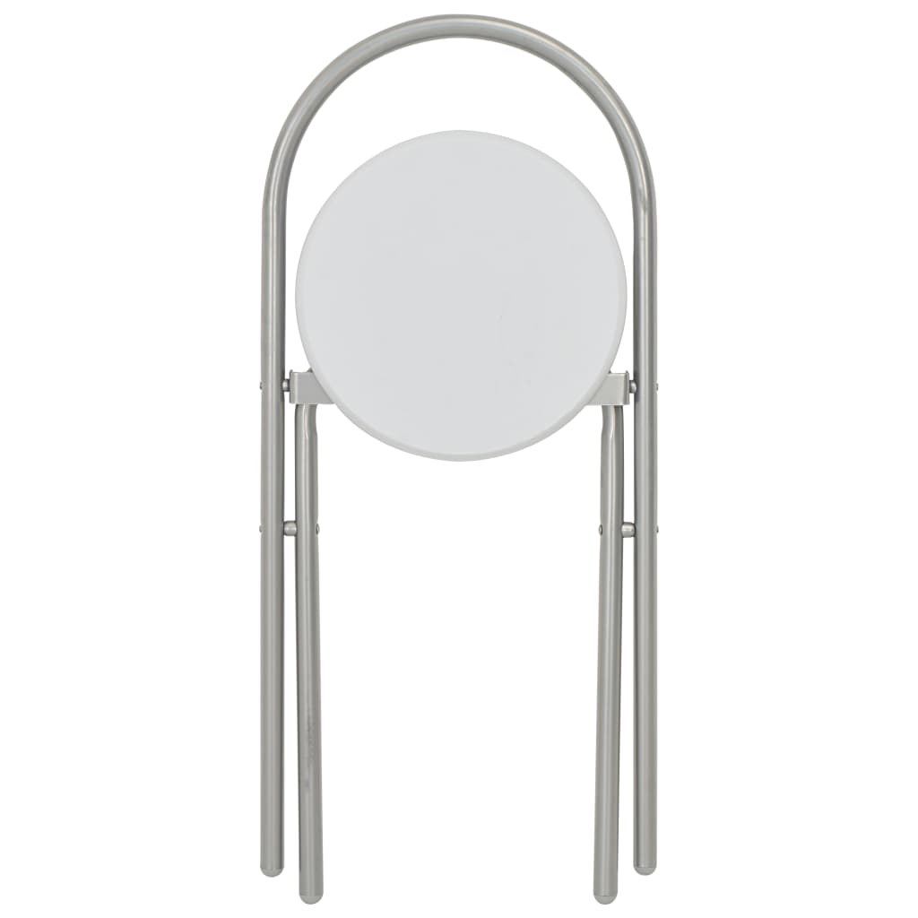 3-osainen kokoontaittuva ruokailuryhmä ja teräs valkoinen - Sisustajankoti.fi