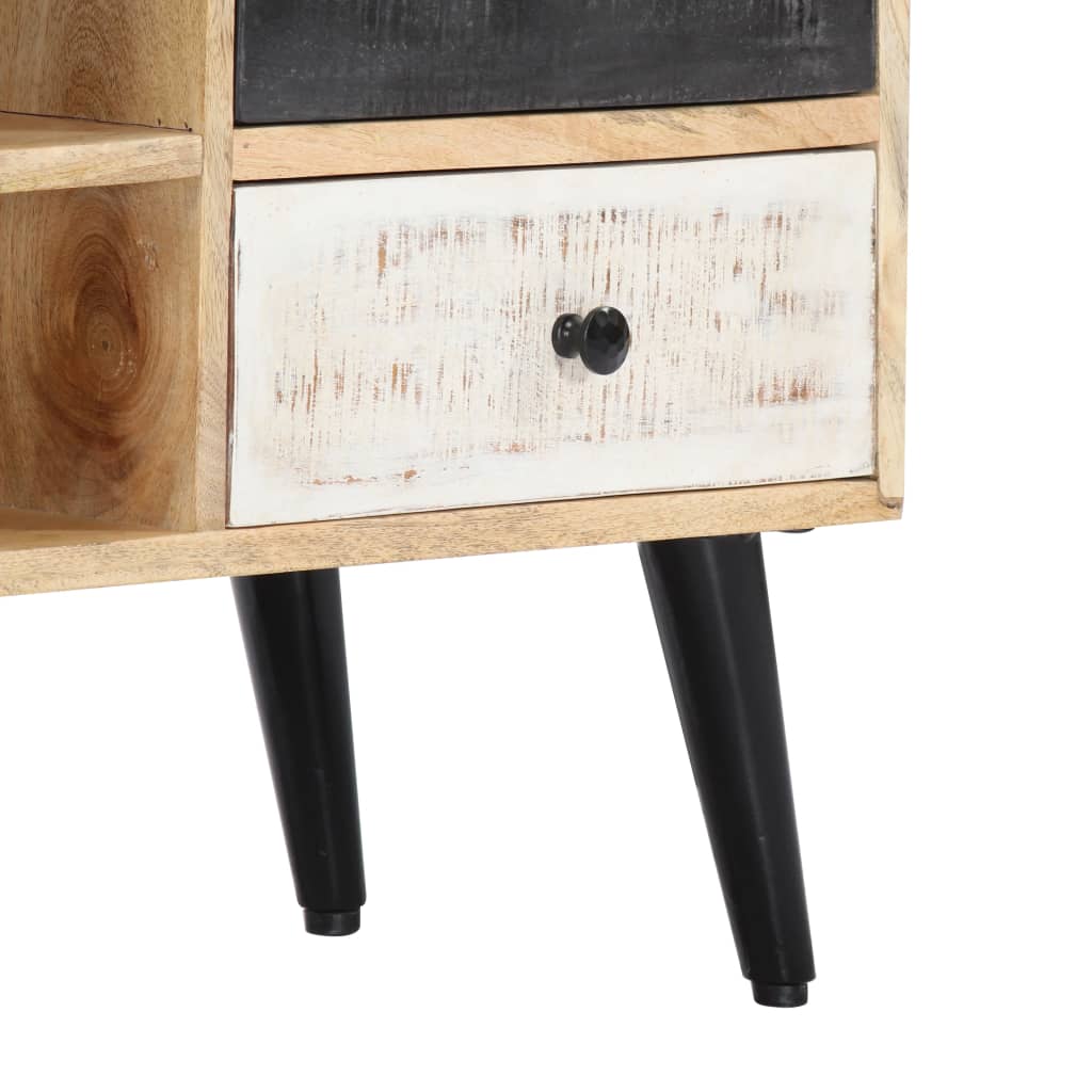 TV-taso 115x30x47 cm täysi mangopuu - Sisustajankoti.fi