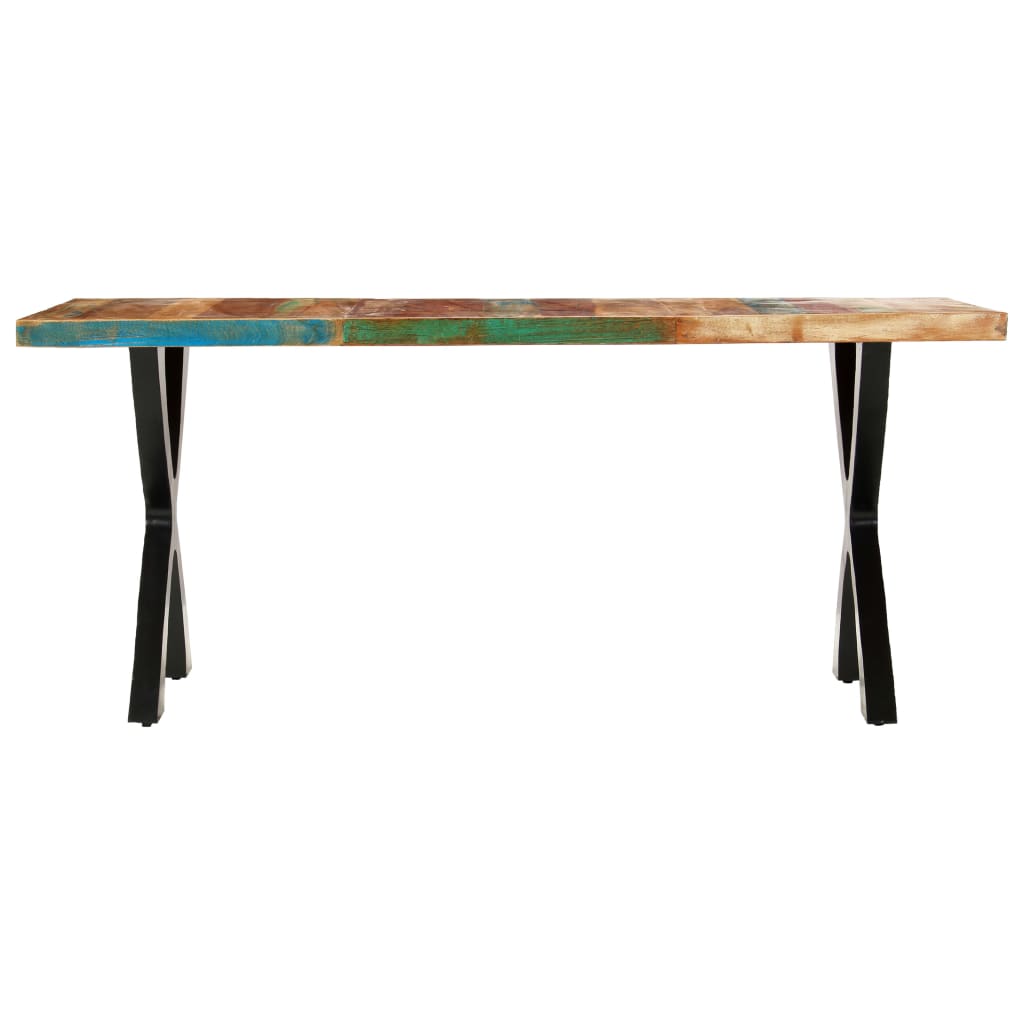Ruokapöytä 180x90x76 cm kierrätetty puu - Sisustajankoti.fi