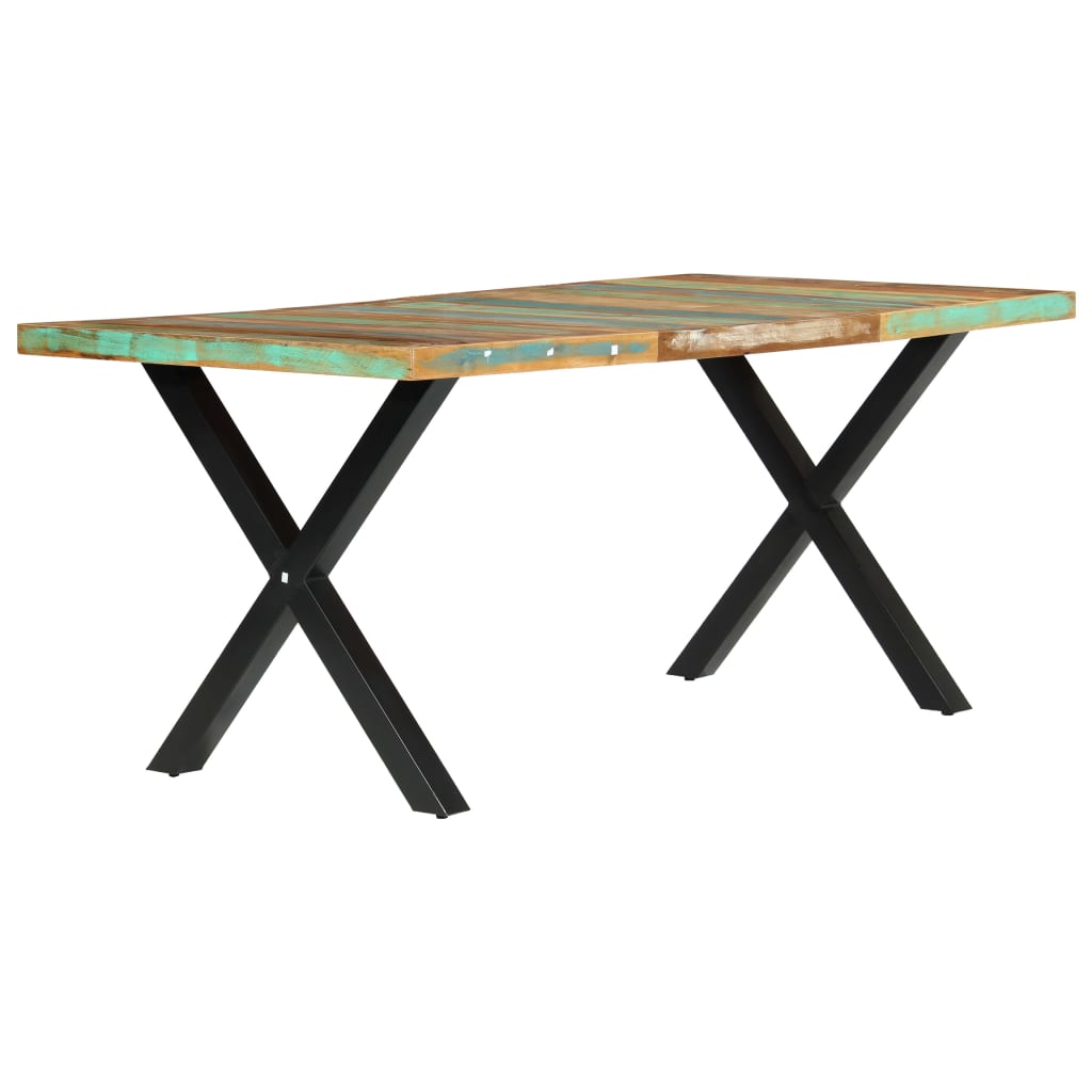 Ruokapöytä 180x90x76 cm kierrätetty puu - Sisustajankoti.fi