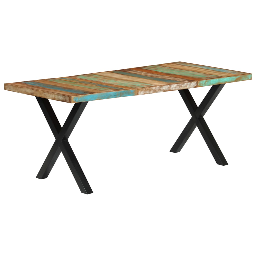 Ruokapöytä 180x90x76 cm kierrätetty puu - Sisustajankoti.fi