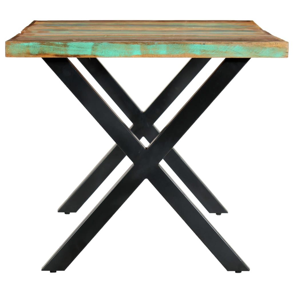 Ruokapöytä 180x90x76 cm kierrätetty puu - Sisustajankoti.fi