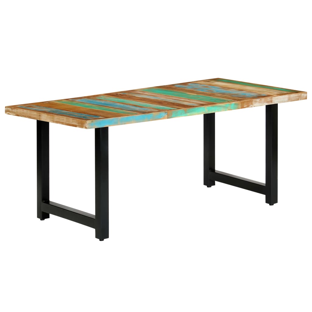 Ruokapöytä 180x90x76 cm kierrätetty puu - Sisustajankoti.fi