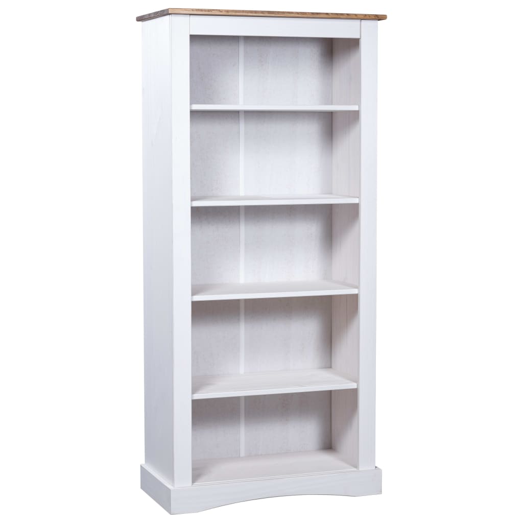 Kirjahylly 5 tasoa Meksikon mänty Corona-sarja 81x29x170 cm - Sisustajankoti.fi
