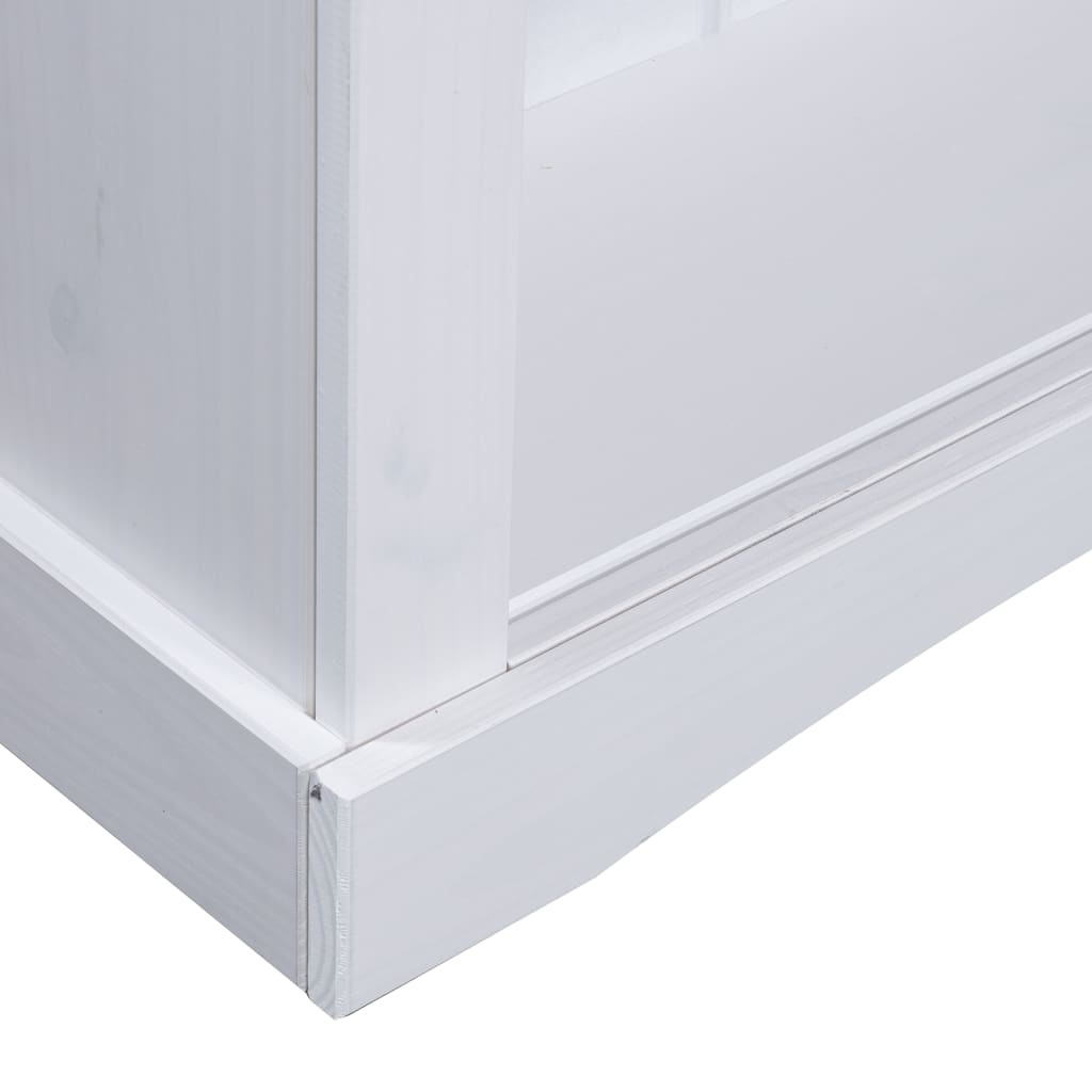 Kirjahylly 3 tasoa Meksikon mänty Corona valkoinen 81x29x100 cm - Sisustajankoti.fi