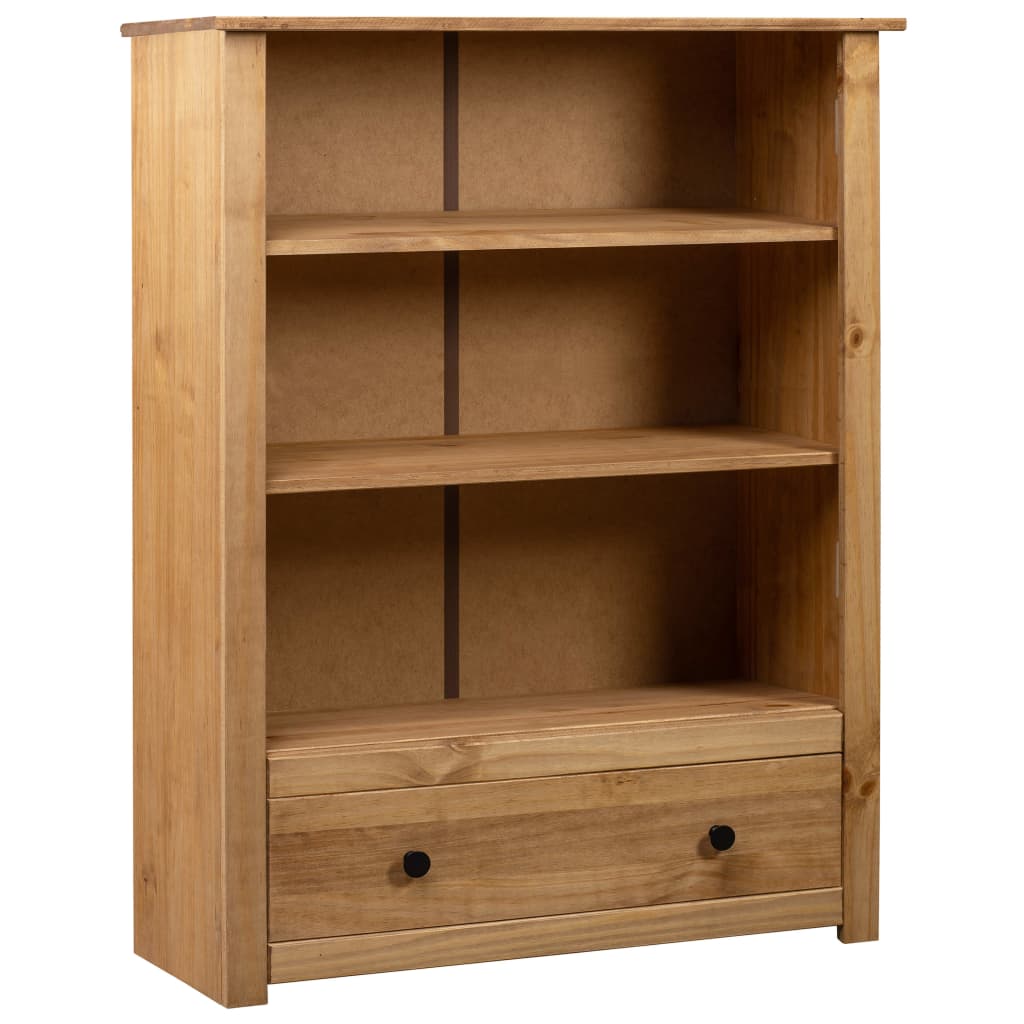 Kirjahylly 80x35x110 cm täysi mänty Panama-sarja - Sisustajankoti.fi