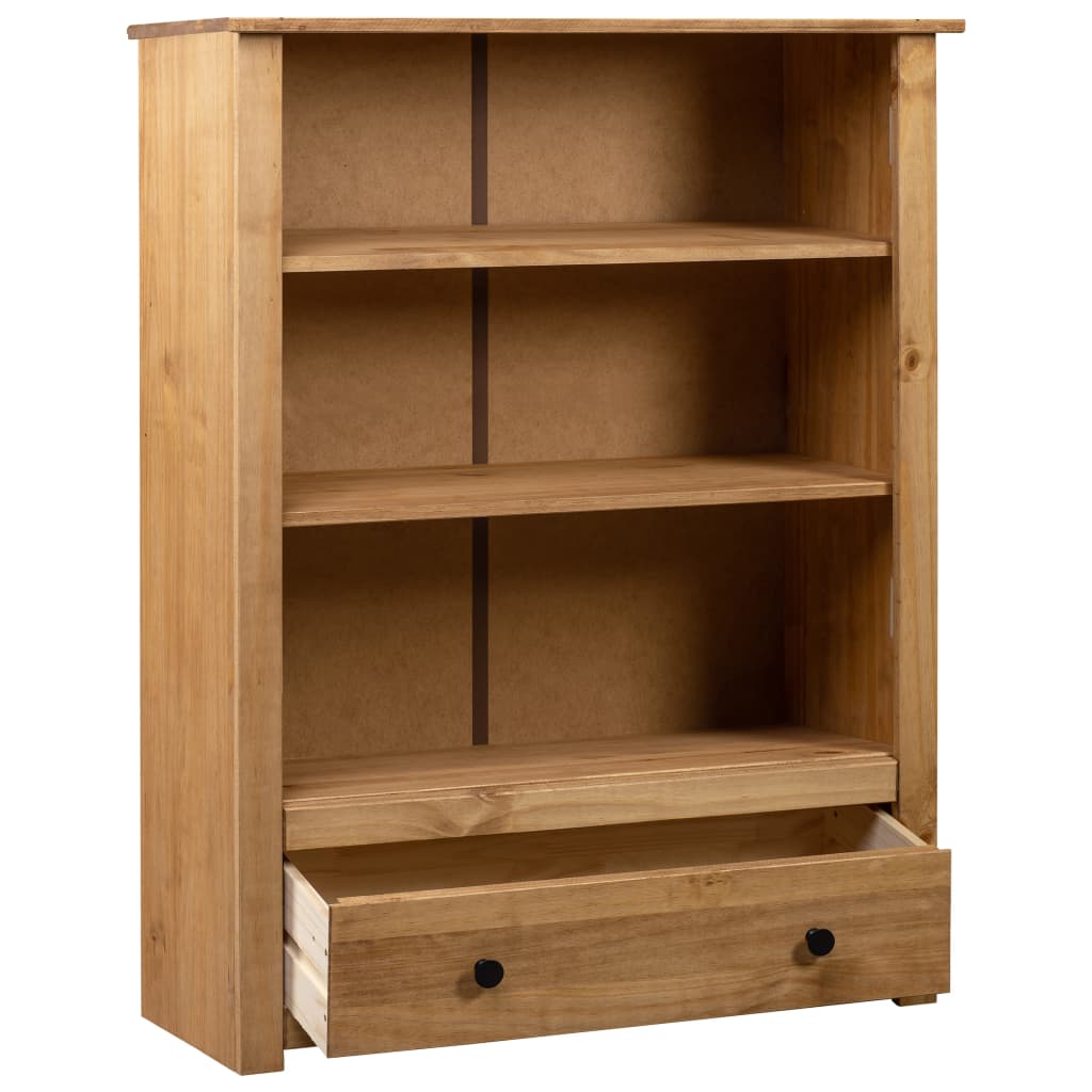 Kirjahylly 80x35x110 cm täysi mänty Panama-sarja - Sisustajankoti.fi