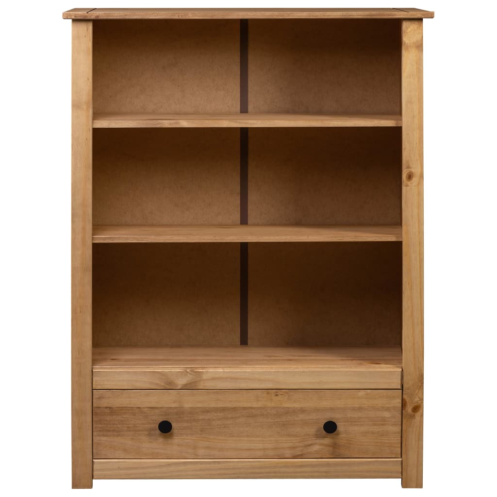 Kirjahylly 80x35x110 cm täysi mänty Panama-sarja - Sisustajankoti.fi