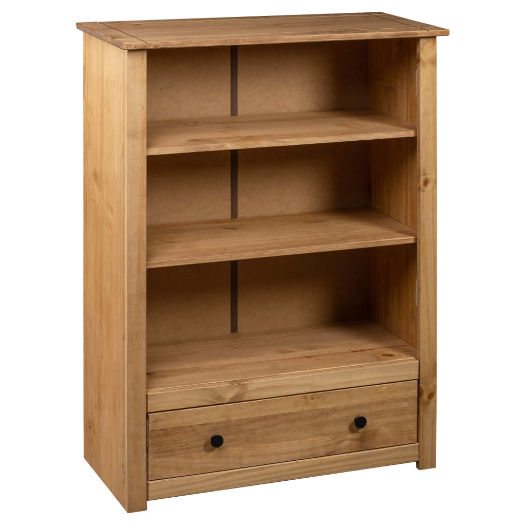 Kirjahylly 80x35x110 cm täysi mänty Panama-sarja - Sisustajankoti.fi