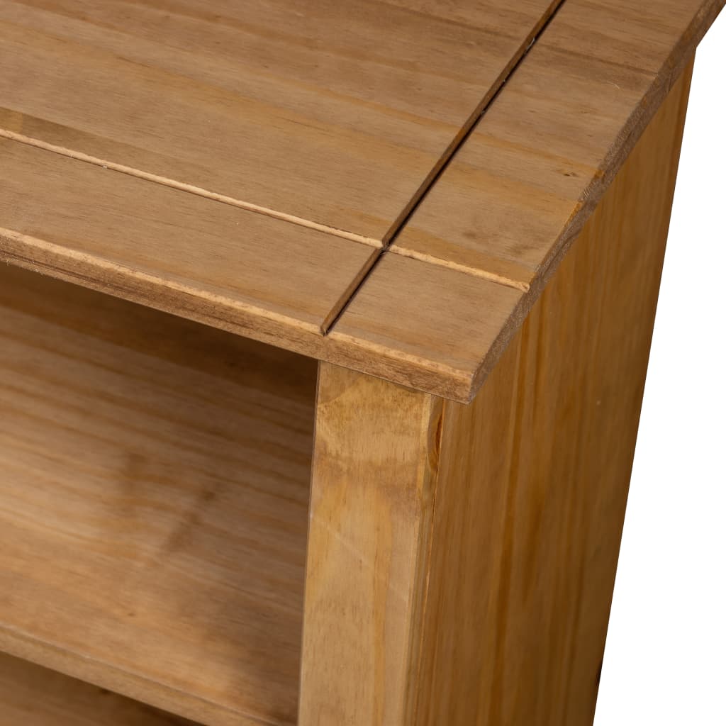 Kirjahylly 80x35x110 cm täysi mänty Panama-sarja - Sisustajankoti.fi