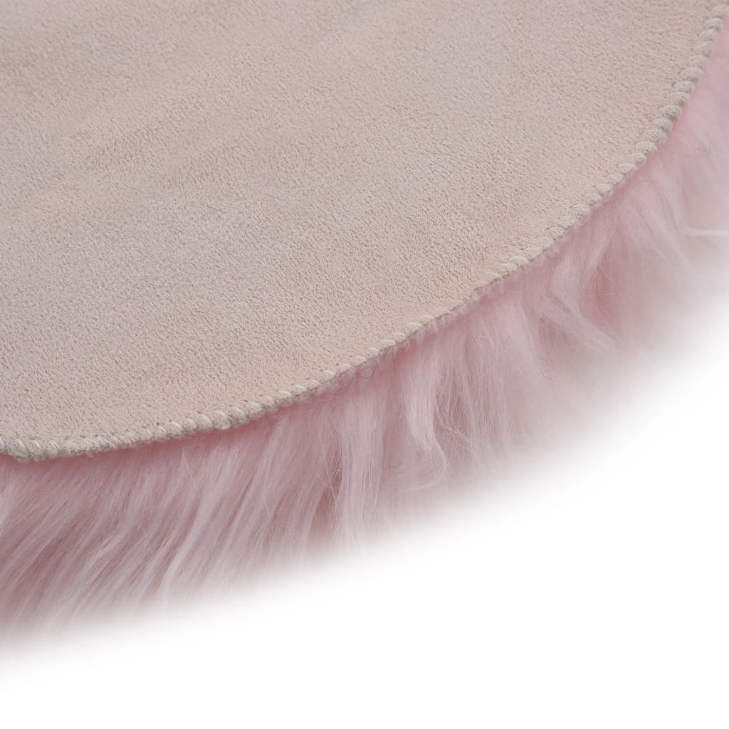 Matto 60x90 cm keinotekoinen lampaannahka pinkki - Sisustajankoti.fi