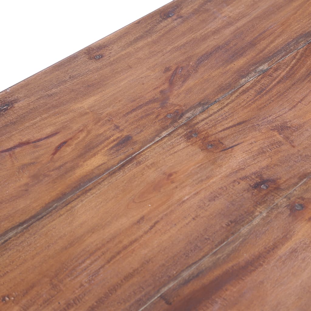 Työpöytä vetolaatikoilla valk. 117x57x75 cm kierrätetty puu - Sisustajankoti.fi