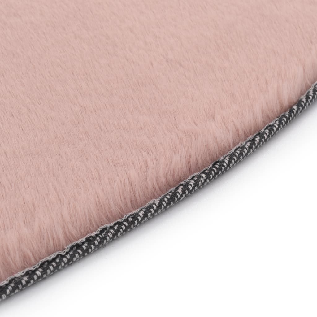 Matto 160 cm jäniksen tekonahka vanha pinkki - Sisustajankoti.fi