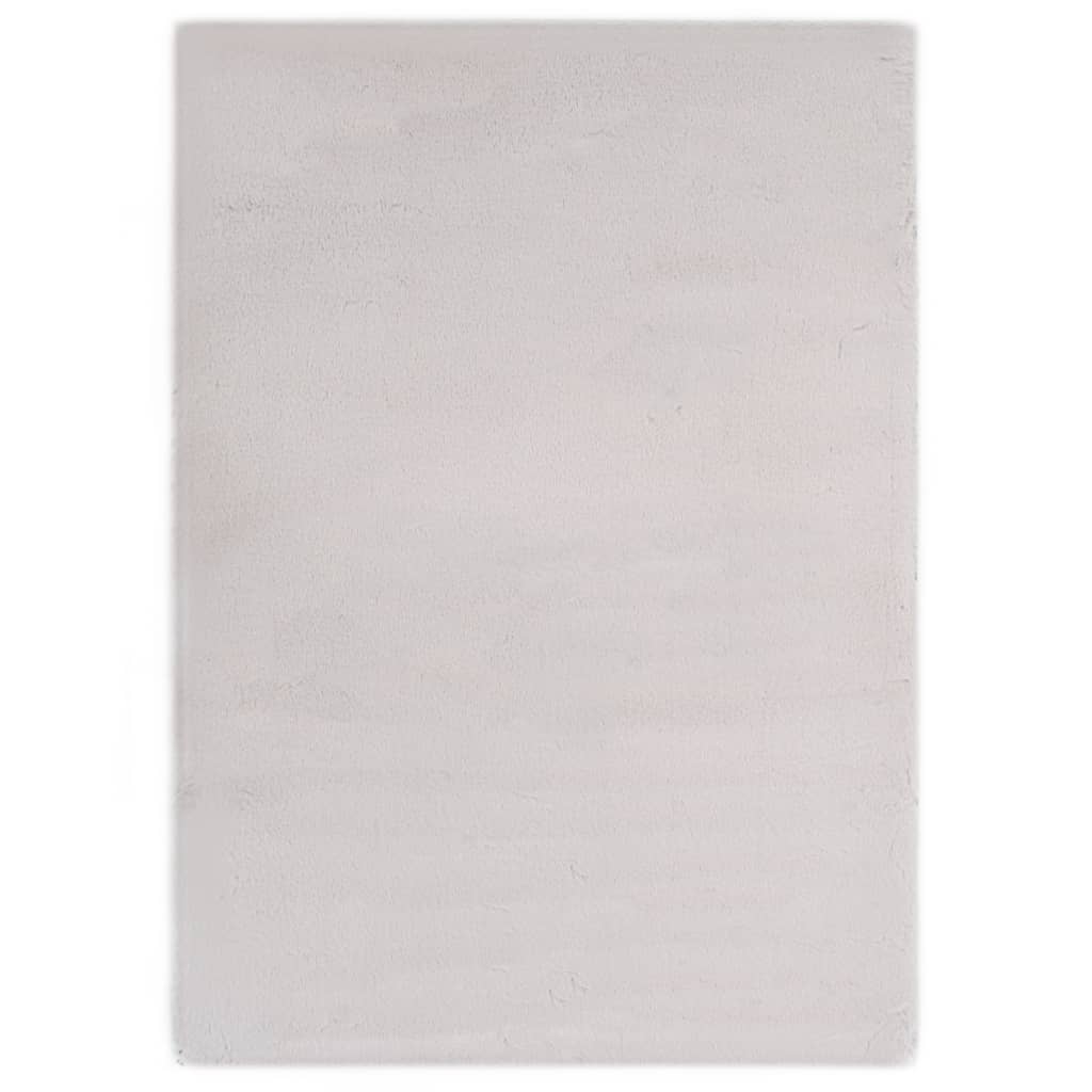 Matto 120x160 cm jäniksen tekonahka harmaa - Sisustajankoti.fi