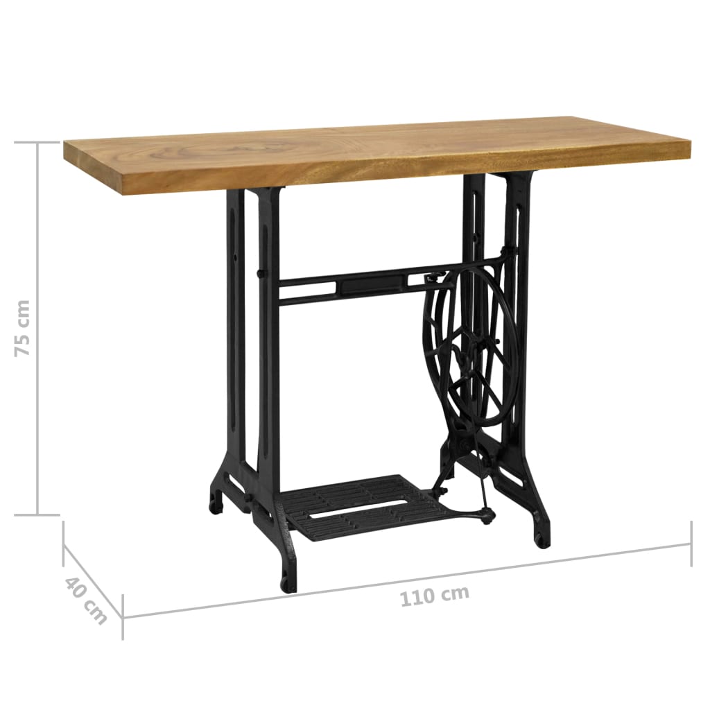 Ompelukone konsolipöytä 110x40x75 cm - Sisustajankoti.fi