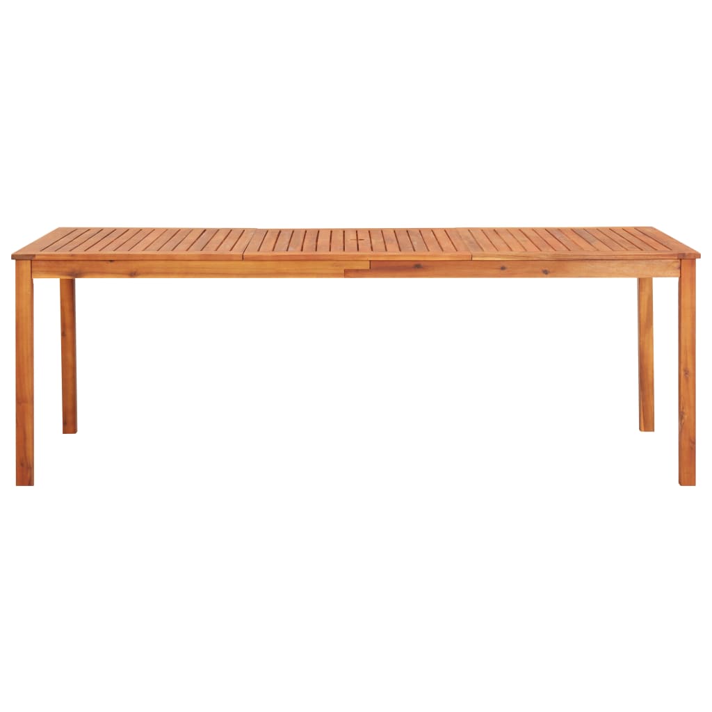 Puutarhapöytä 215x90x74 cm täysi akaasiapuu - Sisustajankoti.fi