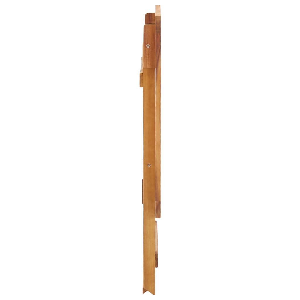 Kokoontaittuva puutarhapöytä 70x70x75 cm täysi akaasiapuu - Sisustajankoti.fi