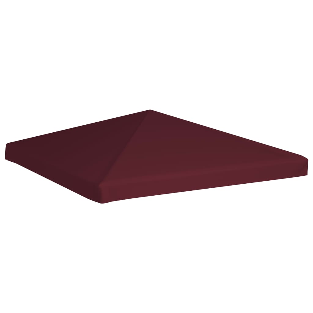 Huvimajan katto 310 g / m² 3x3 m viininpunainen - Sisustajankoti.fi