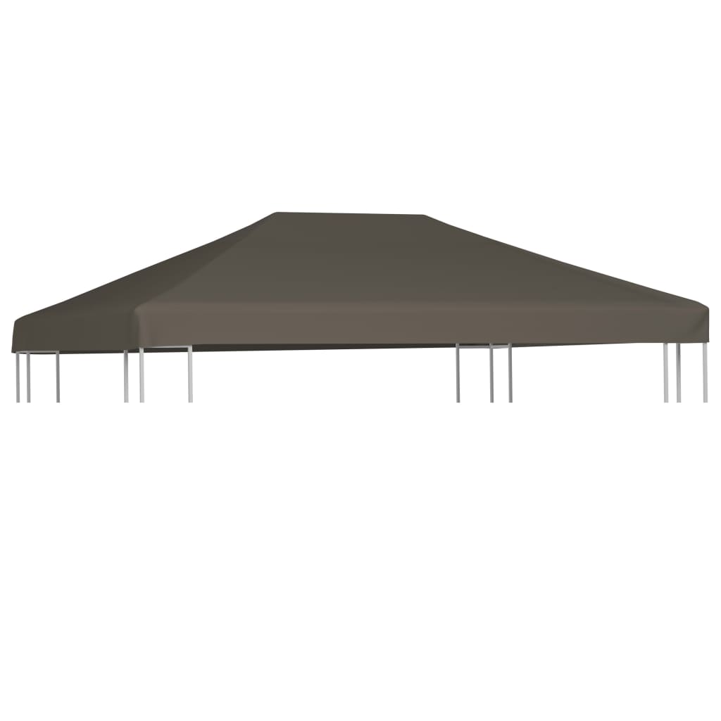 Huvimajan katto 310 g/m² 3x4 m harmaanruskea - Sisustajankoti.fi
