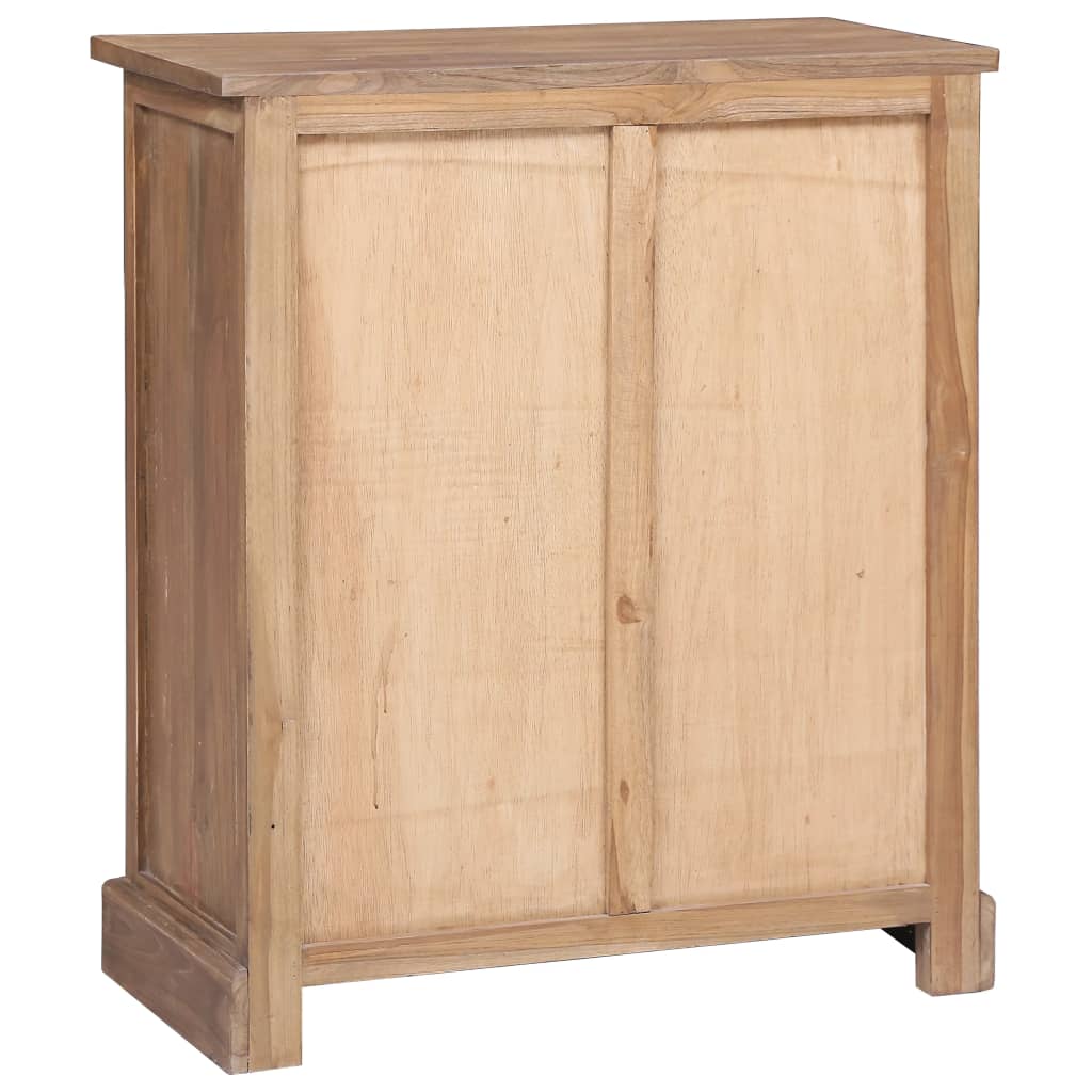 Sivukaappi 65x30x75 cm täysi tiikki - Sisustajankoti.fi