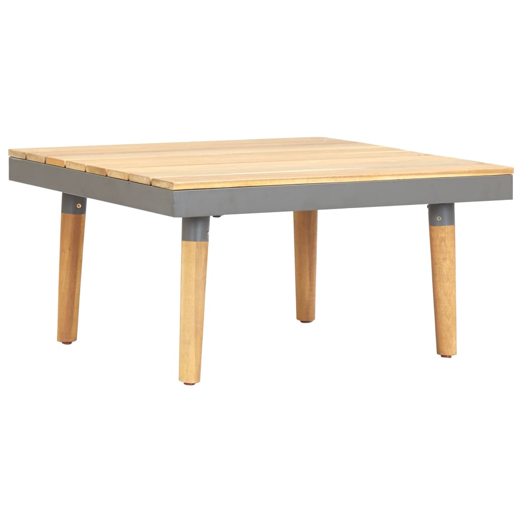 Puutarhan sohvapöytä 60x60x31,5 cm täysi akaasiapuu - Sisustajankoti.fi