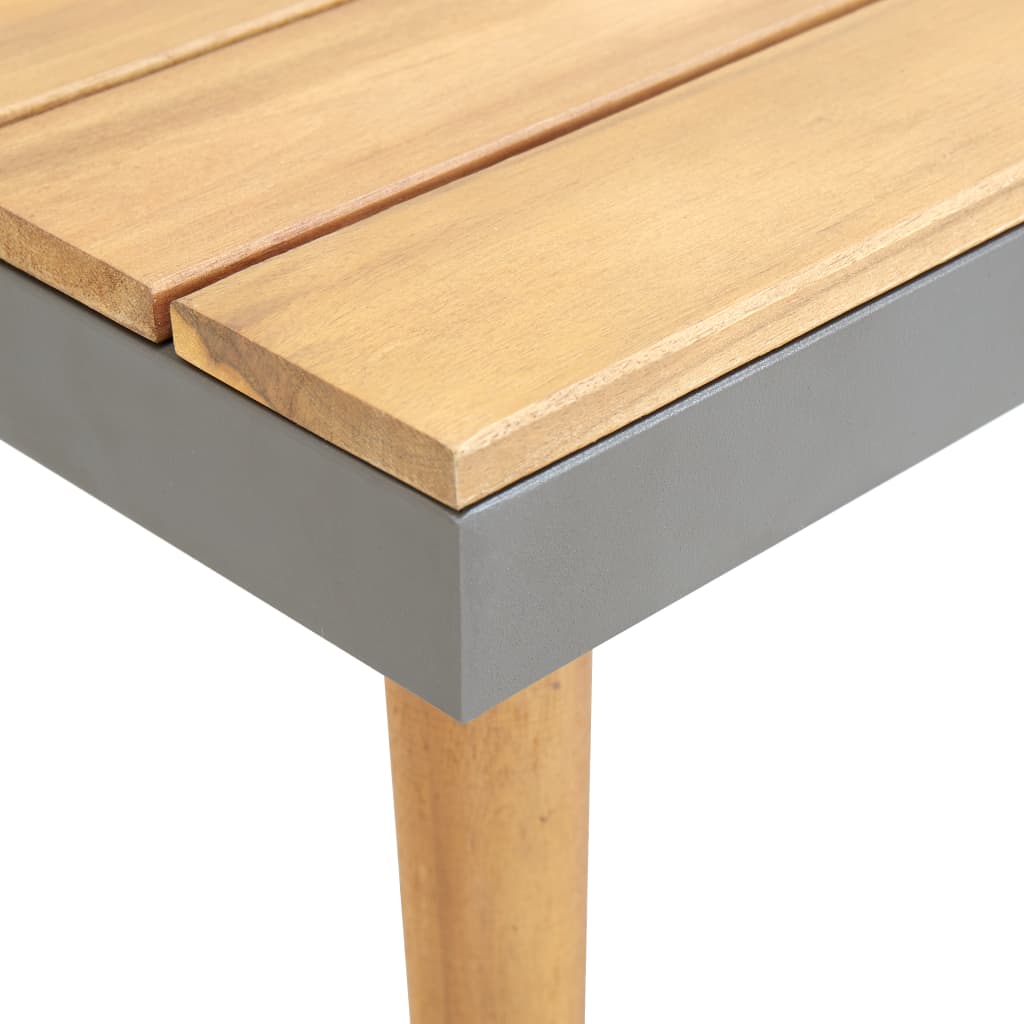Puutarhan sohvapöytä 60x60x31,5 cm täysi akaasiapuu - Sisustajankoti.fi