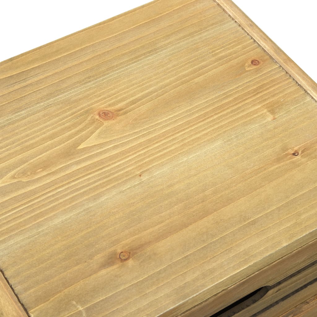 Senkki 5 vetolaatikolla ruskea 37x30x97,5 cm puu - Sisustajankoti.fi