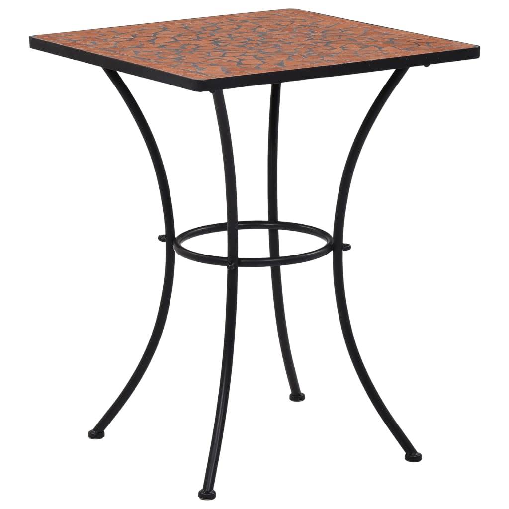 Mosaiikkibistropöytä terrakotta 60 cm keramiikka - Sisustajankoti.fi