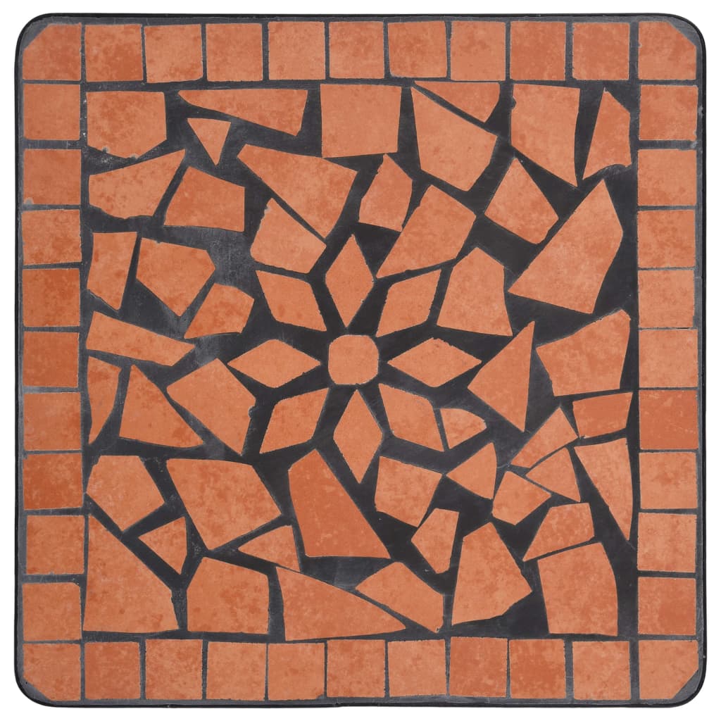 Mosaiikkisivupöytä terrakotta keramiikka - Sisustajankoti.fi