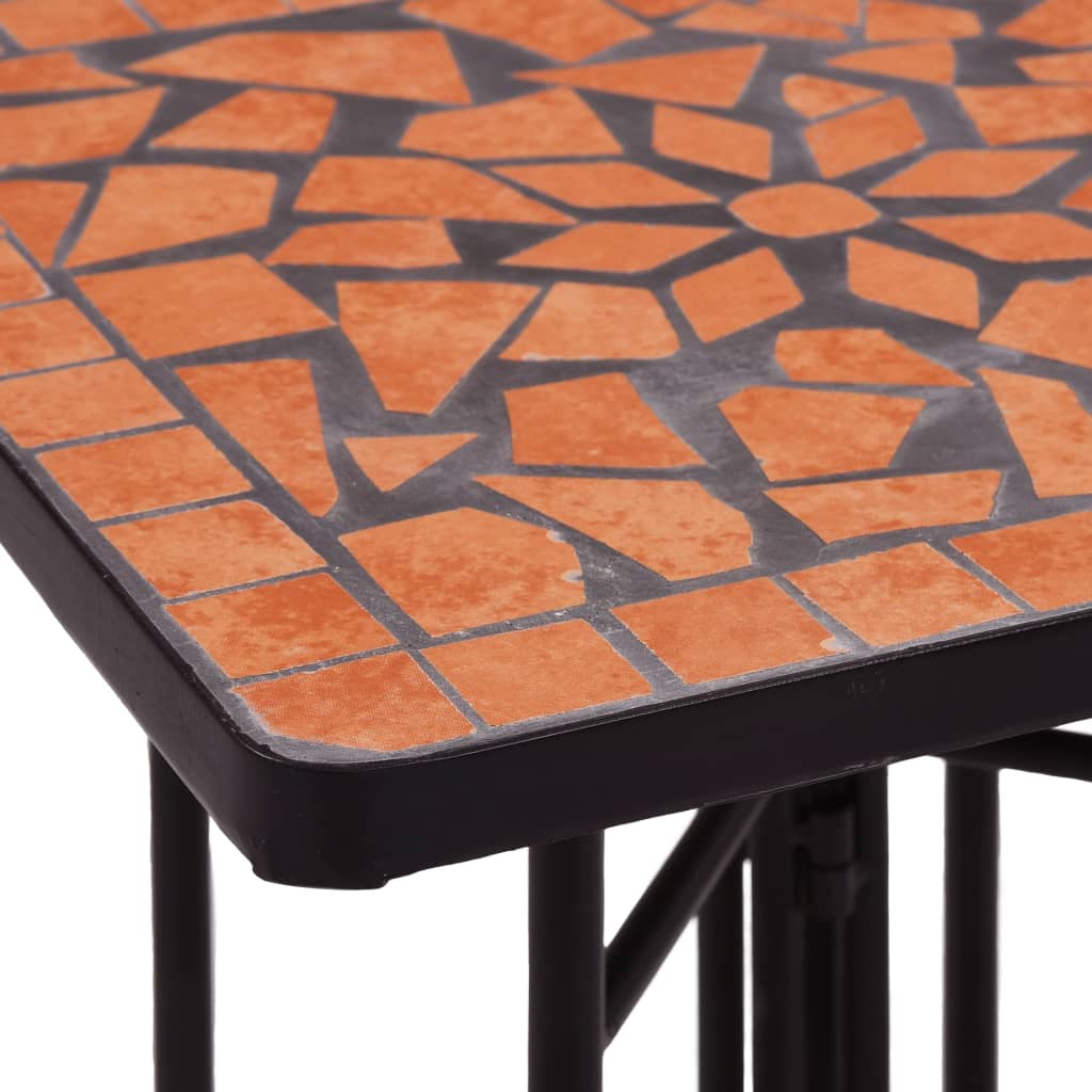 Mosaiikkisivupöytä terrakotta keramiikka - Sisustajankoti.fi