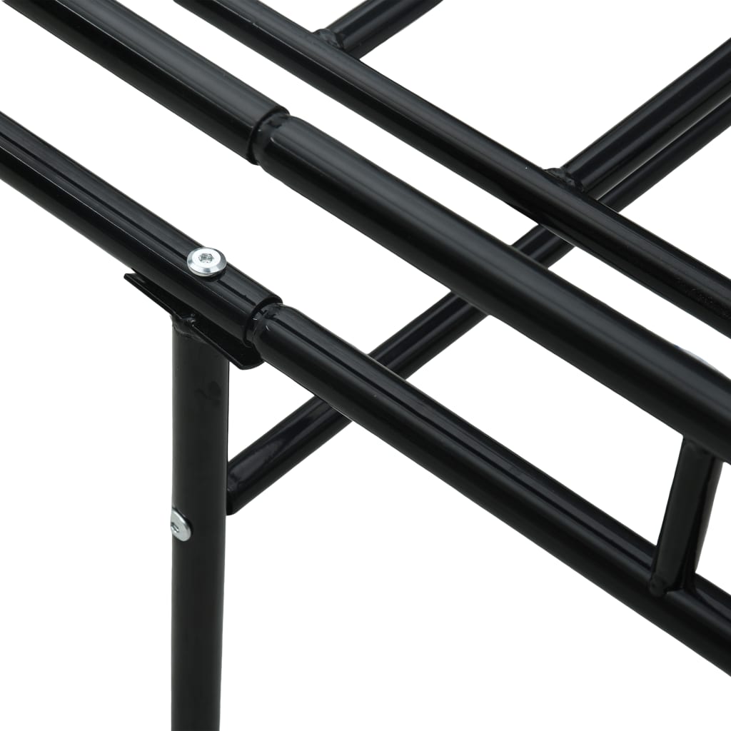 Päivävuoteenrunko musta metalli 90x200 cm - Sisustajankoti.fi