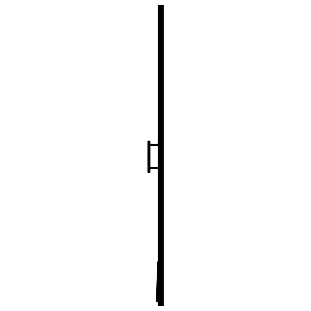 Suihkuovi karkaistu lasi 81x195 cm musta - Sisustajankoti.fi