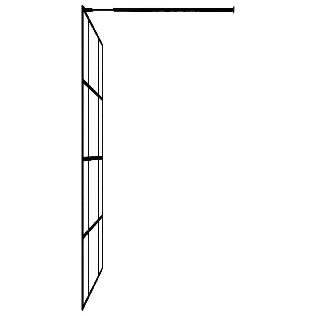 Walk-in suihkun seinäke karkaistu lasi 90x195 cm - Sisustajankoti.fi