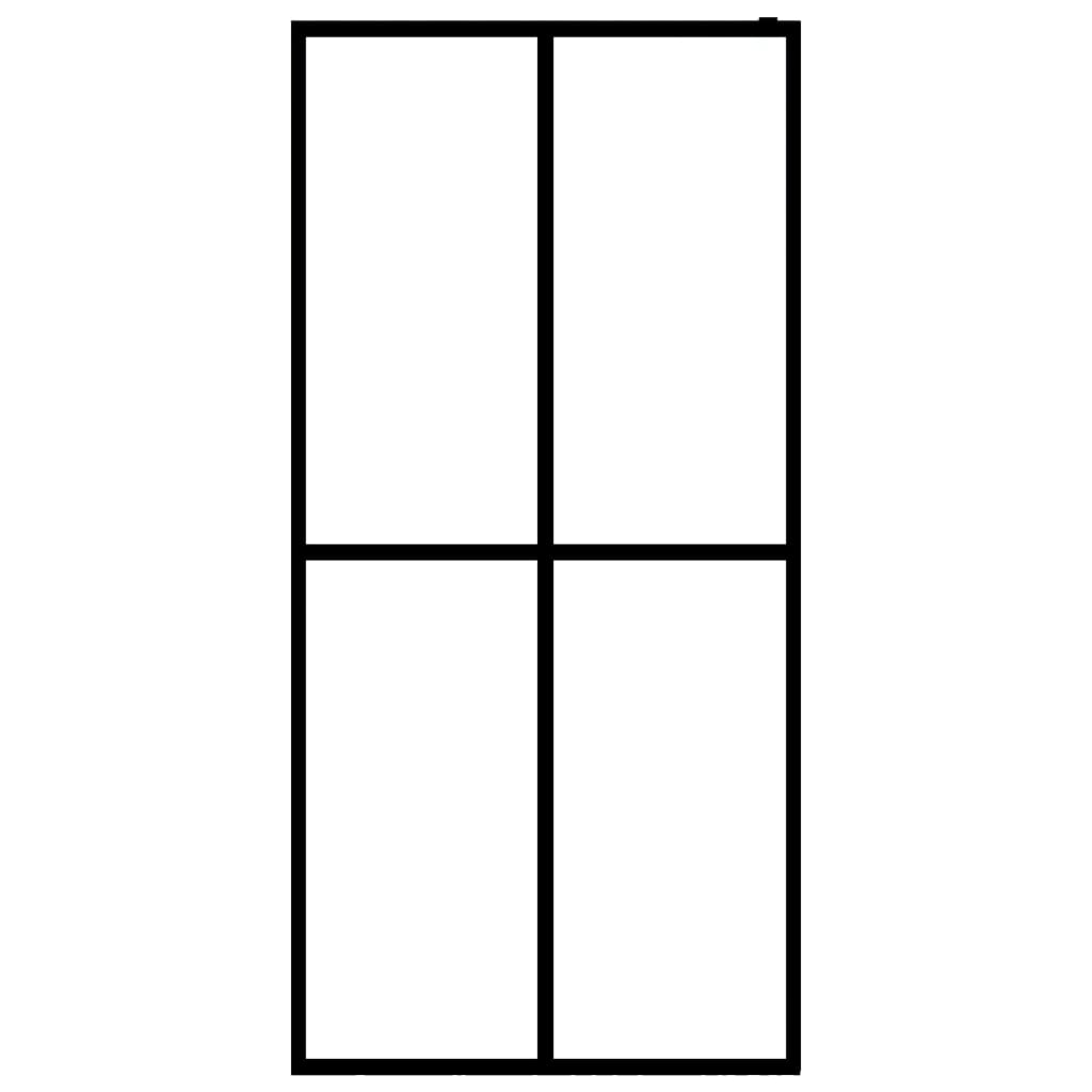 Walk-in suihkun seinäke karkaistu lasi 90x195 cm - Sisustajankoti.fi