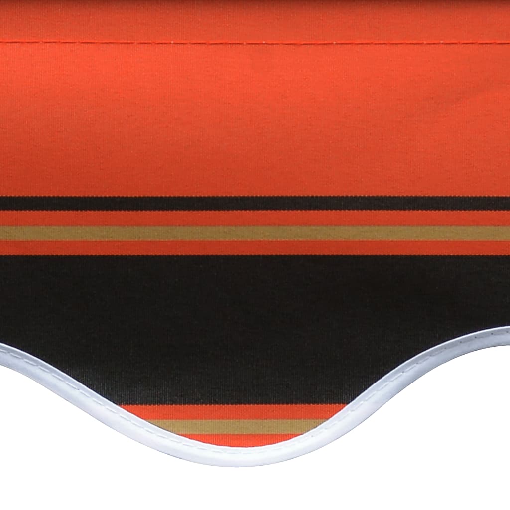 Markiisikangas oranssi ja ruskea 600x300 cm - Sisustajankoti.fi