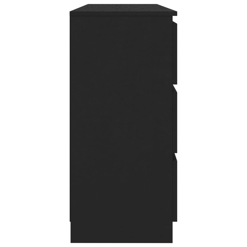 Senkki musta 140x35x76 cm - Sisustajankoti.fi