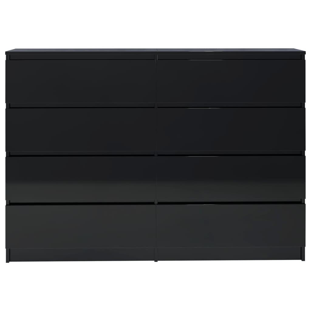 Senkki korkeakiilto musta 140x35x99 cm - Sisustajankoti.fi