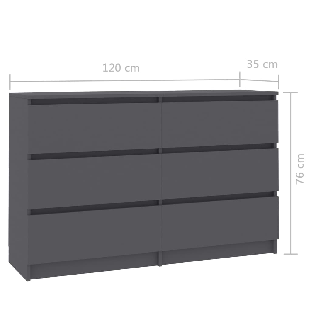 Senkki harmaa 120x35x76 cm - Sisustajankoti.fi