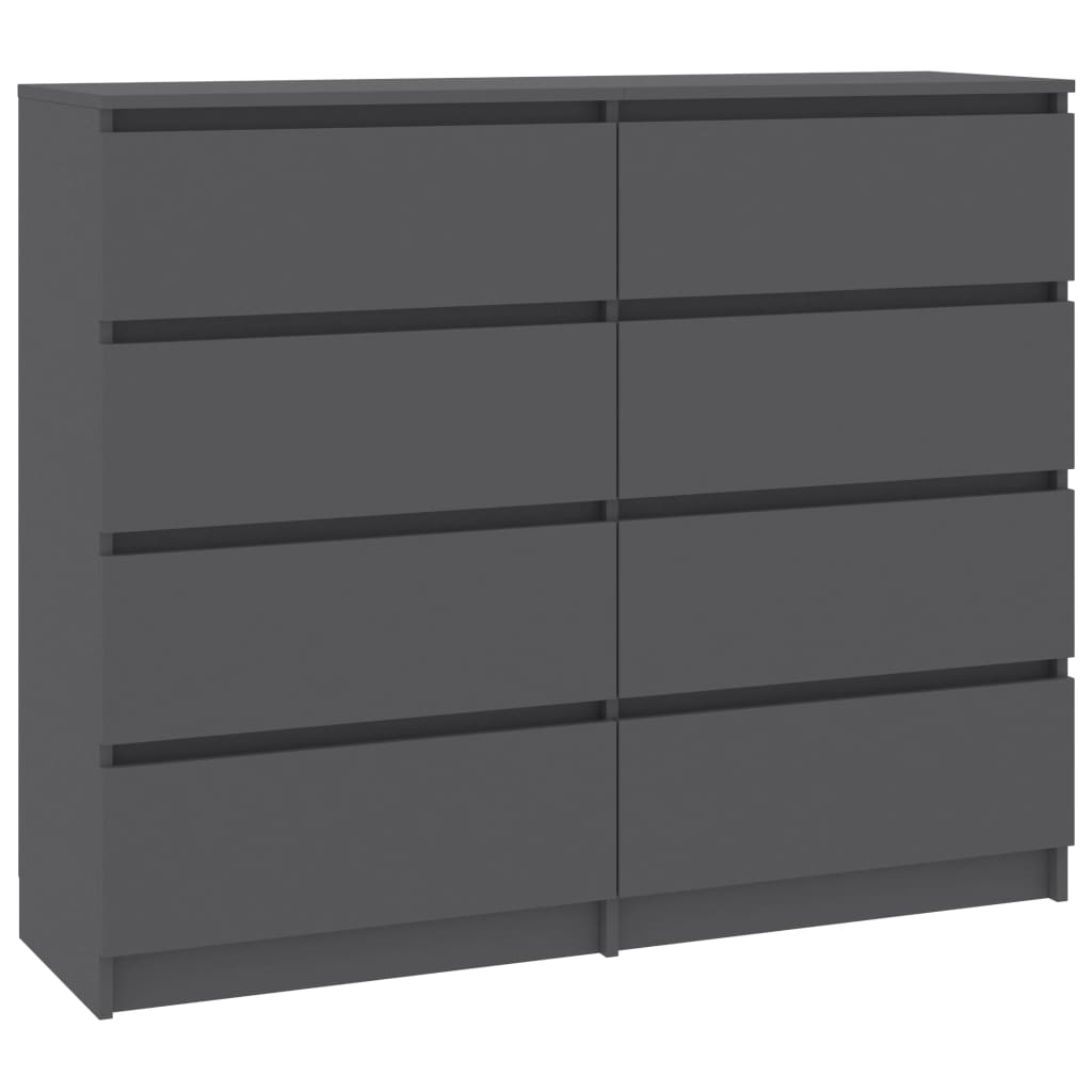 Laatikosto senkki harmaa 120x35x99 cm - Sisustajankoti.fi