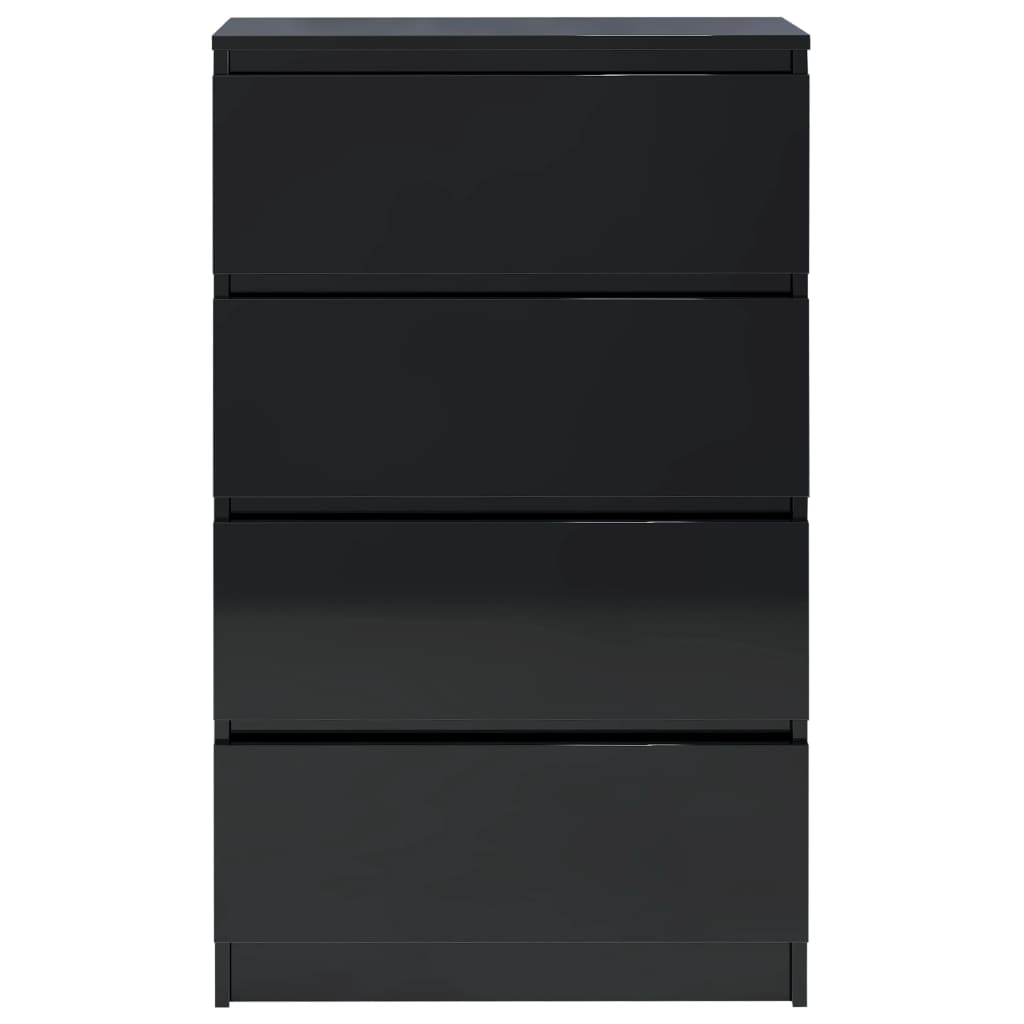 Senkki korkeakiilto musta 60x35x98,5 cm tekninen puu - Sisustajankoti.fi